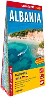 Wegenkaart - landkaart Albanië | ExpressMap