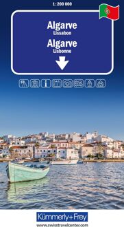Wegenkaart - landkaart Algarve / Lissabon | Kümmerly & Frey