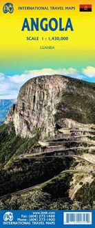 Wegenkaart - landkaart Angola | ITMB