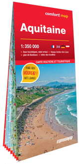 Wegenkaart - landkaart Aquitaine | ExpressMap