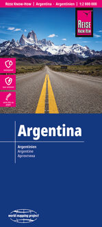 Wegenkaart - landkaart Argentinië | Reise Know How