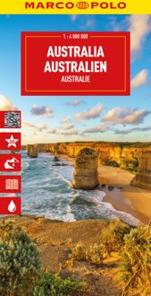 Wegenkaart - landkaart Australia - Australië | Marco Polo