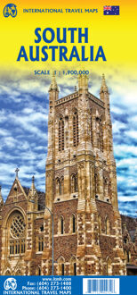 Wegenkaart - landkaart Australia South & Northern Territory | ITMB