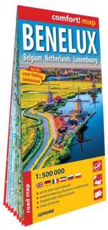 Wegenkaart - landkaart Benelux | ExpressMap