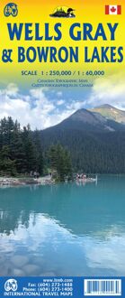 Wegenkaart - landkaart Bowron Lakes Canoe Route | ITMB