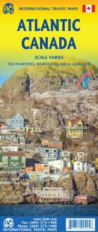 Wegenkaart - landkaart Canada Atlantisch | ITMB