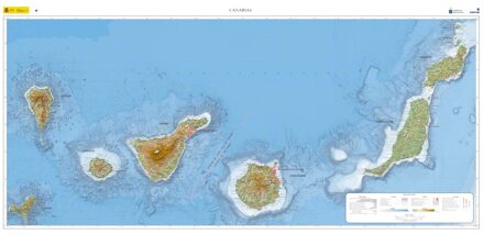Wegenkaart - landkaart Canarische eilanden | CNIG - Instituto Geográfico Nacional