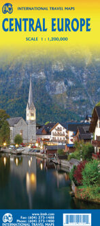 Wegenkaart - landkaart Central Europe - Europa centraal | ITMB