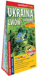 Wegenkaart - landkaart Comfortmap Oekraïne West - Ukraina Lwów zachodnia | ExpressMap
