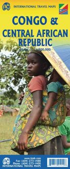 Wegenkaart - landkaart Congo / Centraal Afrikaanse Republiek | ITMB