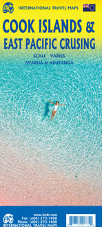 Wegenkaart - landkaart Cook Islands & East Pacific Cruising | ITMB
