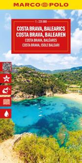Wegenkaart - landkaart Costa Brava - Balearen | Marco Polo