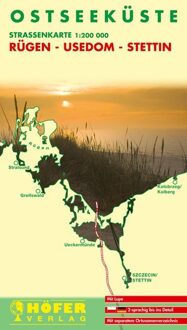 Wegenkaart - landkaart DE025 Ostseeküste - Oostzeekust Polen & Duitsland | Hofer Verlag