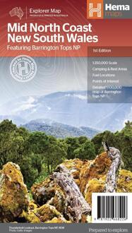 Wegenkaart - landkaart Explorer Map Mid North Coast, New South Wales | Hema Maps