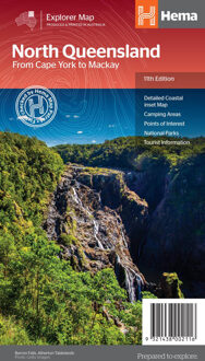 Wegenkaart - landkaart Explorer Map North Queensland | Hema Maps