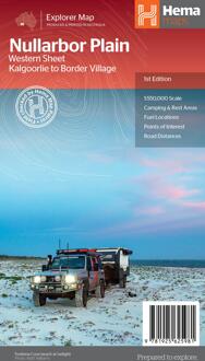 Wegenkaart - landkaart Explorer Map Nullarbor Plain - Western Map | Hema Maps