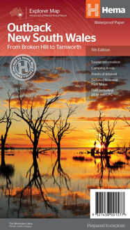 Wegenkaart - landkaart Explorer Map Outback New South Wales Map | Hema Maps