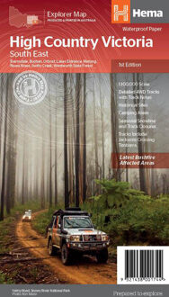 Wegenkaart - landkaart Explorer Map Victoria High Country South East | Hema Maps