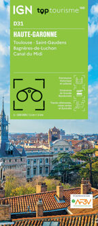 Wegenkaart - landkaart - Fietskaart D31 Top D100 Haute- Garonne | IGN - Institut Géographique National