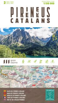 Wegenkaart - landkaart - Fietskaart Pireneus Catalans - Catalaanse Pyreneeen | Editorial Alpina