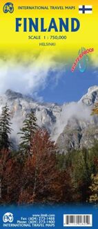 Wegenkaart - landkaart Finland Suomi | ITMB