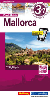 Wegenkaart - landkaart Flash Guide Mallorca | Hallwag
