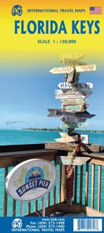 Wegenkaart - landkaart Florida Keys | ITMB