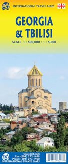 Wegenkaart - landkaart Georgië & Tbilisi | ITMB
