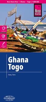 Wegenkaart - landkaart Ghana - Togo | Reise Know-How Verlag