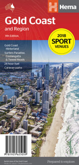 Wegenkaart - landkaart Gold Coast and region | Hema Maps