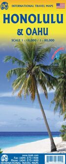 Wegenkaart - landkaart Honolulu and Oahu | ITMB
