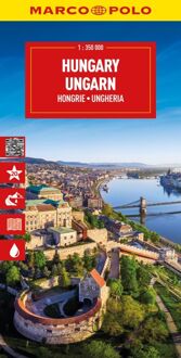 Wegenkaart - landkaart Hungary - Hongarije | Marco Polo