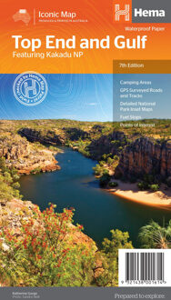 Wegenkaart - landkaart Iconic Map Top End and Gulf | Hema Maps