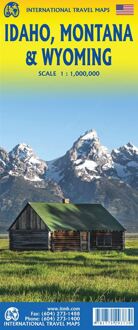 Wegenkaart - landkaart Idaho / Montana / Wyoming | ITMB