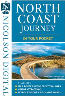 Wegenkaart - landkaart in your pocket North Coast Scotland NSC500 | Nicolson
