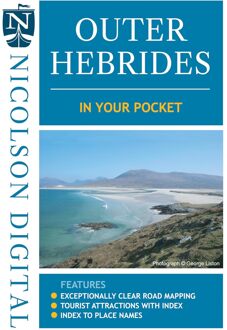 Wegenkaart - landkaart in your pocket Outer Hebrides | Nicolson