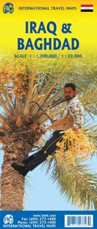 Wegenkaart - landkaart Irak / Baghdad | ITMB