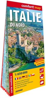 Wegenkaart - landkaart Italië Noord | ExpressMap