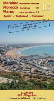 Wegenkaart - landkaart J12 Agadir / Taghazout / Imouzzer | Huber Verlag