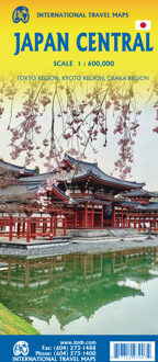 Wegenkaart - landkaart Japan Central | ITMB