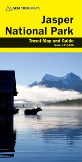 Wegenkaart - landkaart Jasper National Park | Gem Trek Maps