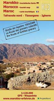 Wegenkaart - landkaart K13 Tafraoute noord / Tizourgane / Igher | Huber Verlag