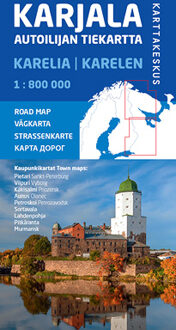 Wegenkaart - landkaart Karjala - Karelië | Karttakeskus