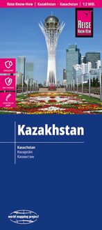 Wegenkaart - landkaart Kazachstan | Reise Know How