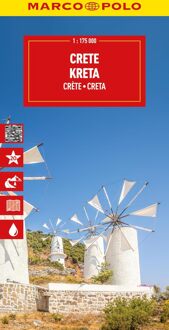 Wegenkaart - landkaart Kreta | Marco Polo