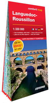 Wegenkaart - landkaart Languedoc-Roussillon | ExpressMap