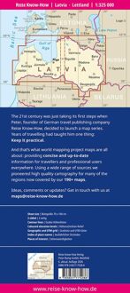 Wegenkaart - landkaart Letland | Reise Know How