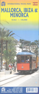 Wegenkaart - landkaart Mallorca, Ibiza & Menorca | ITMB