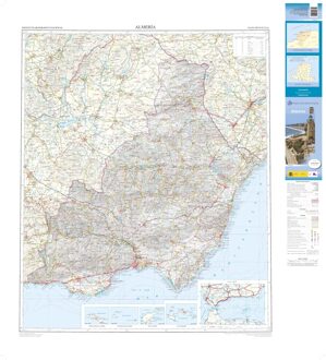 Wegenkaart - landkaart Mapa Provincial Almeria | CNIG - Instituto Geográfico Nacional