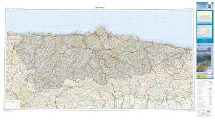 Wegenkaart - landkaart Mapa Provincial Asturias | CNIG - Instituto Geográfico Nacional